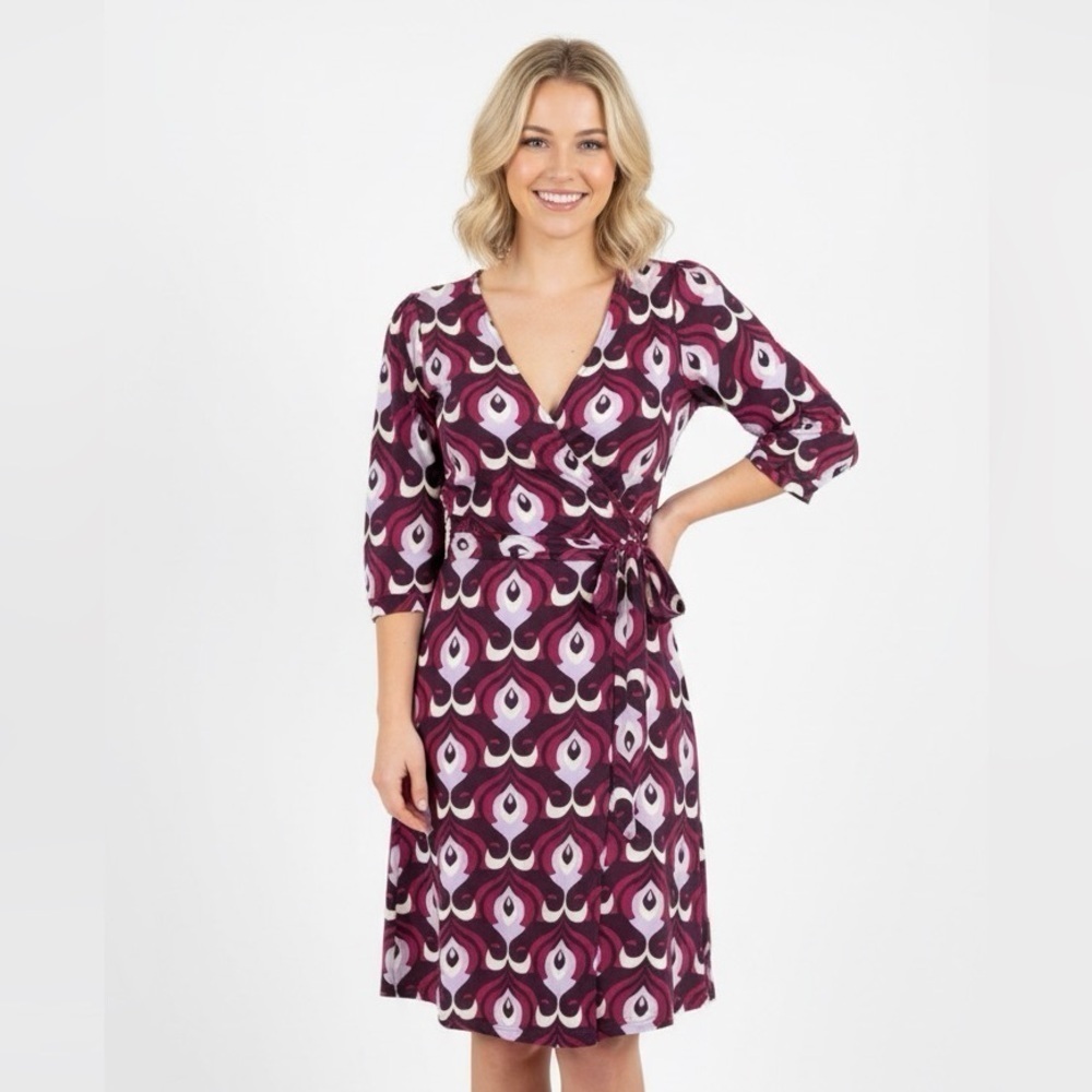 Bisou Bisou wrap dress size 14